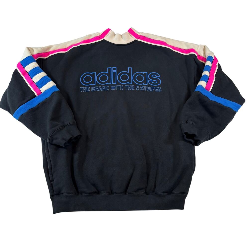 Adidas Black Mockneck Womens Sweatshirt Size S, The Brand With The 3 Stripes
